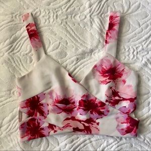 Floral Charlotte Russe Crop Top